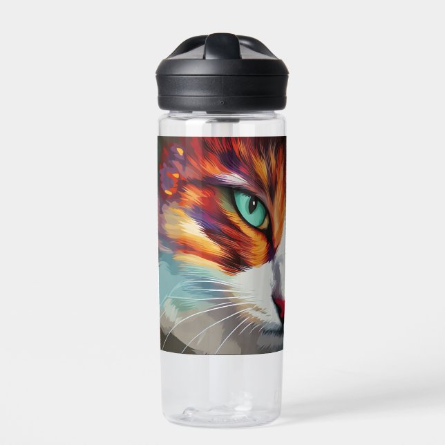 Cat's Eye Design Trinkflasche (Vorderseite)
