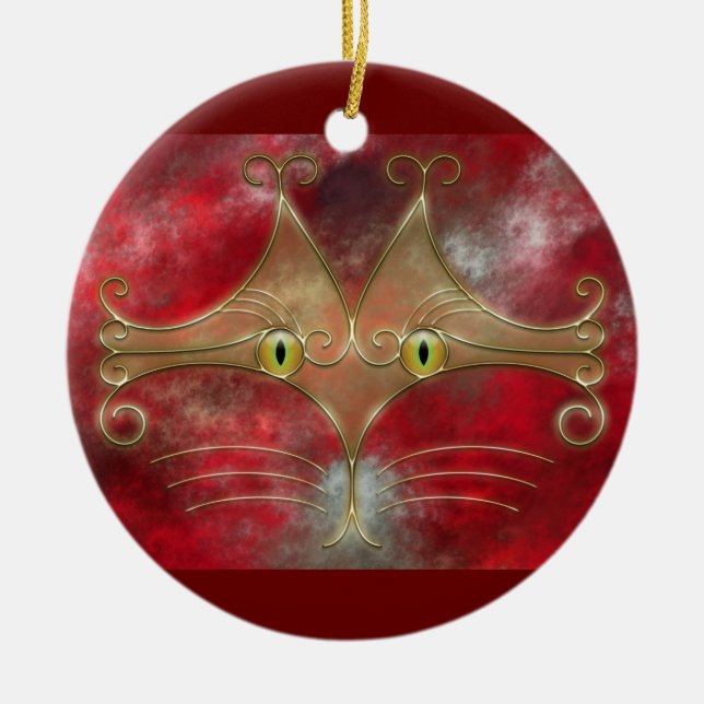 Cat's-Eyes Ornament (Vorne)