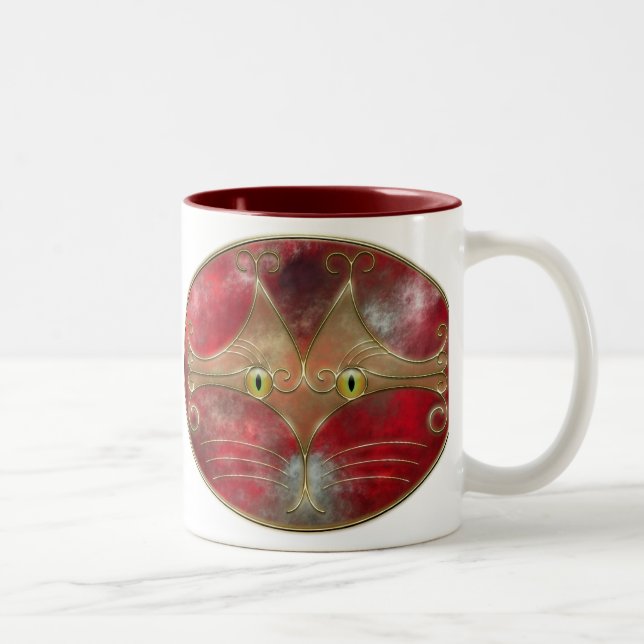 Cat's-Eyes-Tasse Zweifarbige Tasse (Rechts)