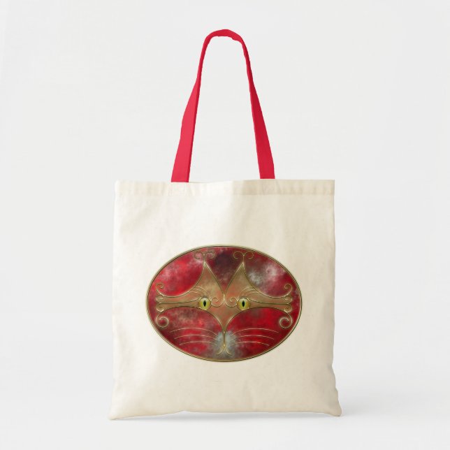 Cat's-Eyes Tote Bag Tragetasche (Vorne)
