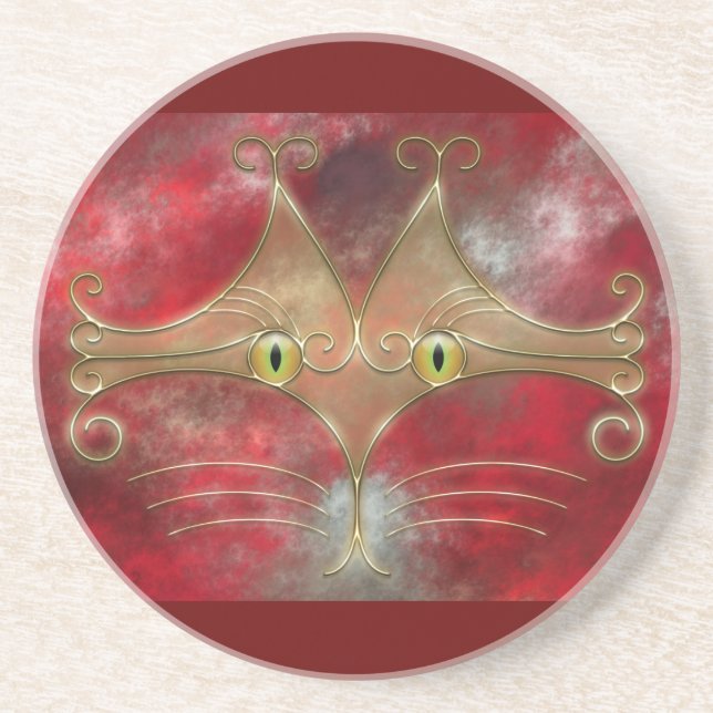 Cat's-Eyes-Untersetzer Getränkeuntersetzer (Vorne)