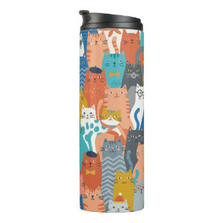 CATS FAMILY THERMOSBECHER