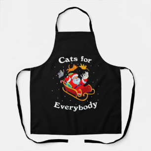 Cats for Everybody Christmas Cat Lover Schürze