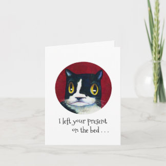 Cat's Geburtstag ÜBERRASCHUNG! Karte