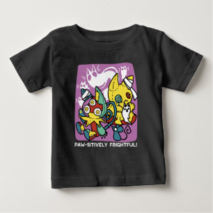 Cats Halloween Art: paw-sehenswert erschreckend Baby T-shirt