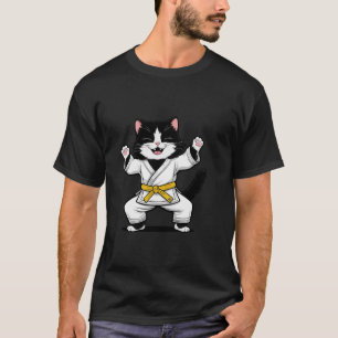 Cats Judo Funny Animal Martial Artists for Men Wom T-Shirt