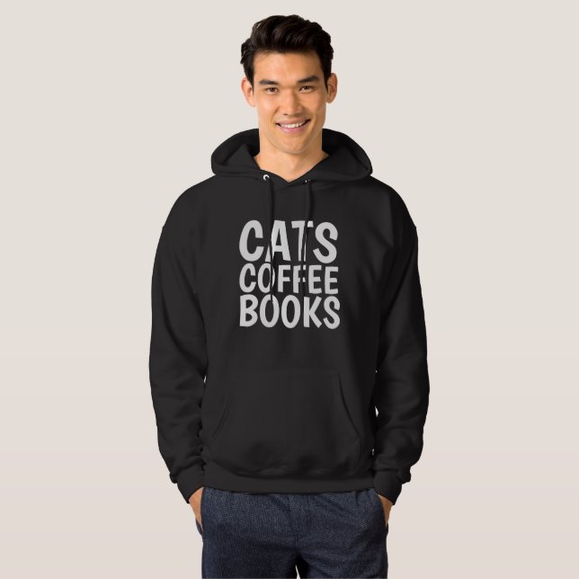 CATS KAFFEE BÜCHER, lustige T - Shirt & Hobys (Vorne ganz)