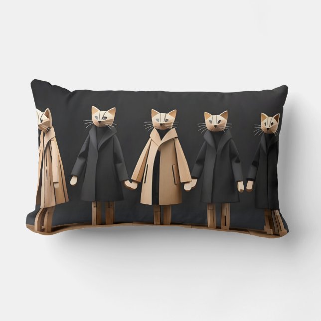 cats - Katzen Lendenkissen (Vorderseite)