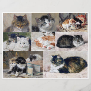 Cats & Kittens Art von Henriette Ronner