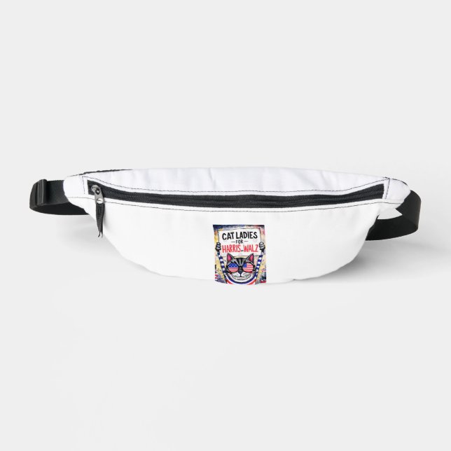 Cats Ladys for Harris Walz Bauchtasche (Vorderseite)