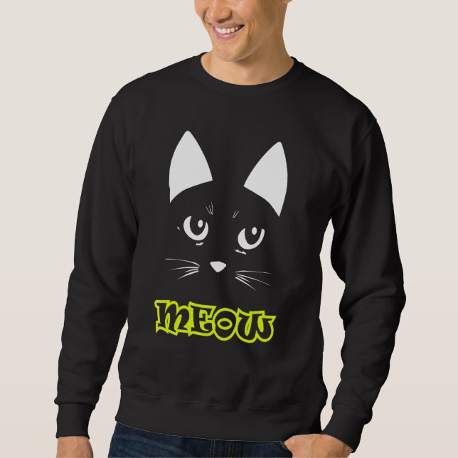 Cats Meow Funn Sweatshirt (Vorderseite)