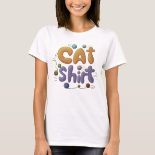 Cat's Meow-T - Shirt: Ein schlichter Stil T-Shirt