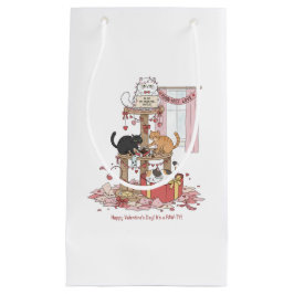  Cat's Meow Valentine's Day Gift Bag Kleine Geschenktüte