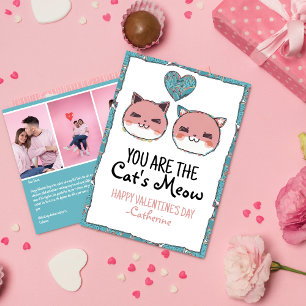Cat's Meow Valentinstag der Liebe mit Purr-fect Feiertagskarte
