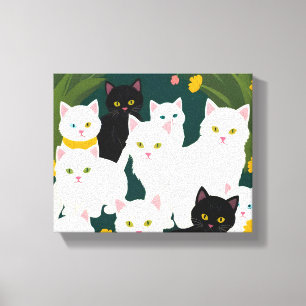 Cats Meup Group Leinwanddruck