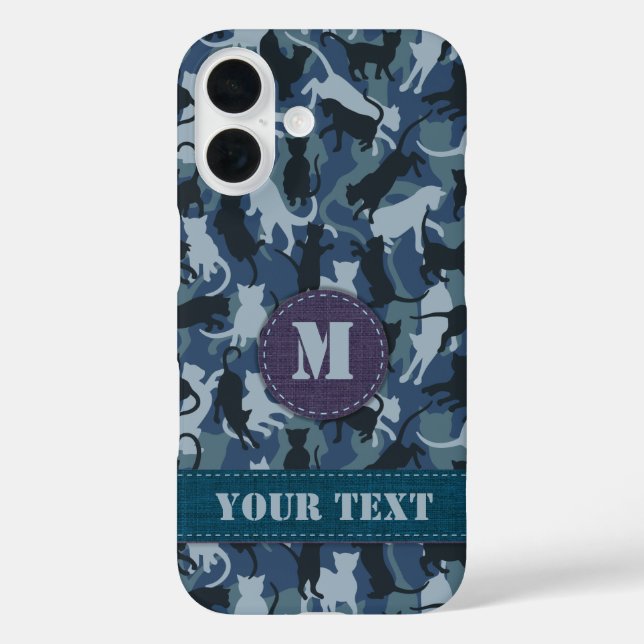 Cats Navy Camouflage Case-Mate iPhone Hülle (Rückseite)