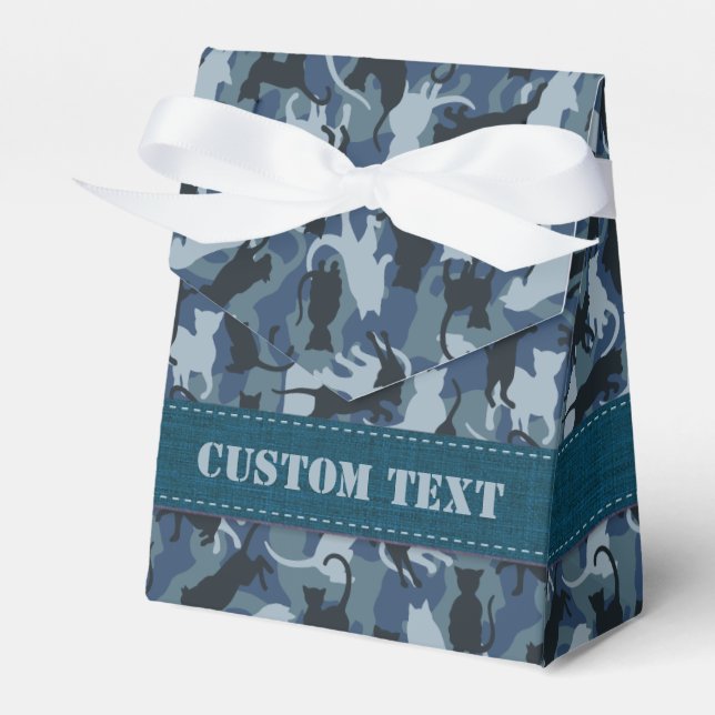 Cats Navy Camouflage Geschenkschachtel (Vorderseite)