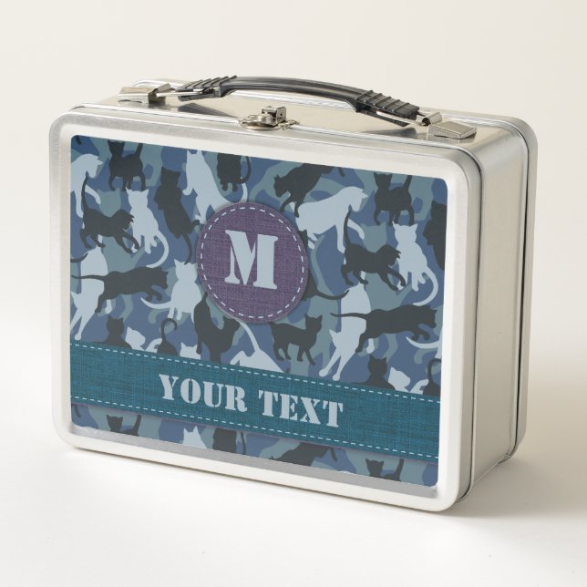 Cats Navy Camouflage Metall Brotdose (Vorderseite)