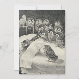 Cats Nightmare. Louis Wain Einladung