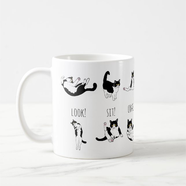 cat's obedience mug kaffeetasse (Links)