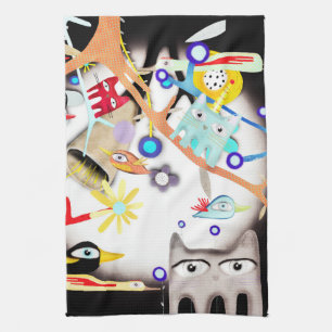 CATS-Party von Rupydetequila Küchentuch