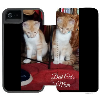 Cats , Photo Text, Cat Mom , iPhone 6 Wallet Case Incipio Watson™ iPhone 5 Geldbörsen Hülle