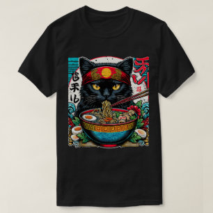 Cats Ra Noodle Japanischer Anime Kawaii Cat T-Shirt