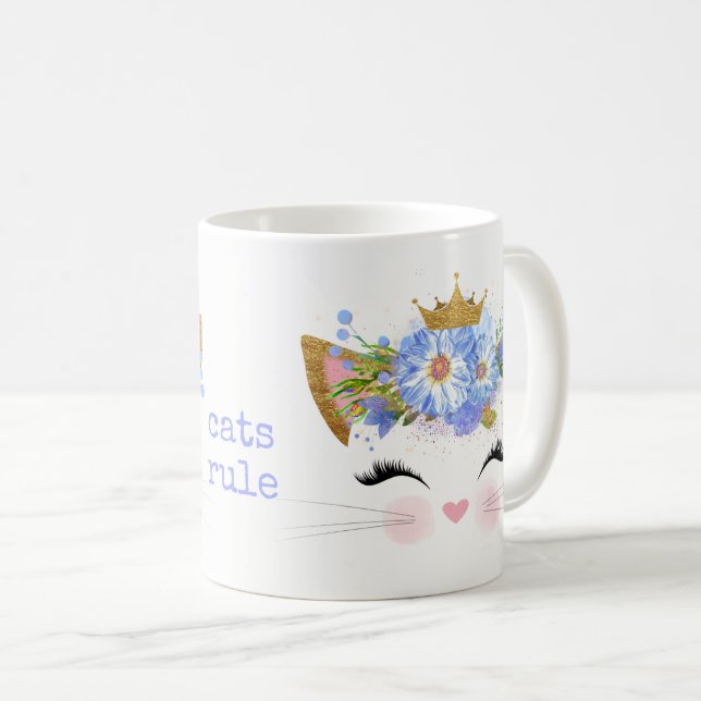 Cats regieren Princess Kitty Tasse (VorderseiteRechts)