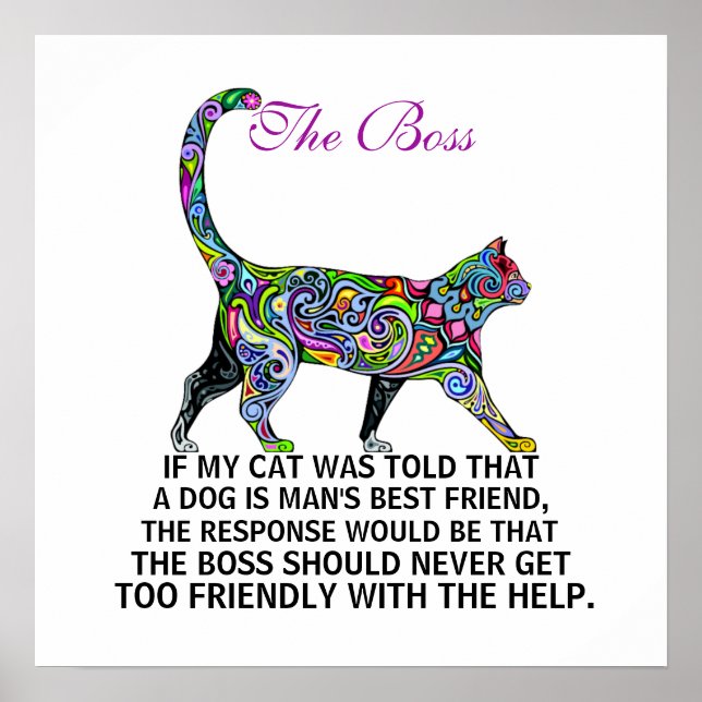 Cats Rule - The Boss - Poster - srf (Vorne)