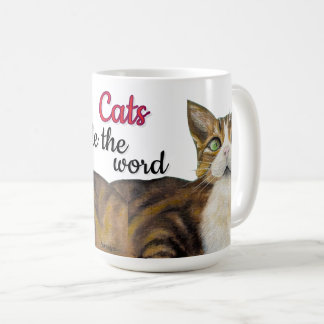 Cats rule the world mug  kaffeetasse