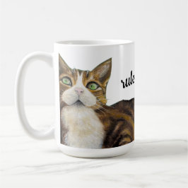 Cats rule the world mug  kaffeetasse