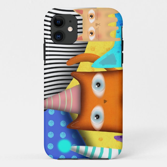 Cats Rupydetequila Art Case-Mate iPhone Hülle (Rückseite)