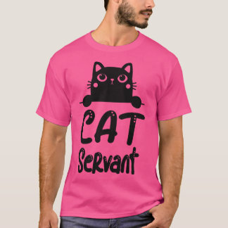 Cats Service Funny Motif Katzen Besitzer T-Shirt