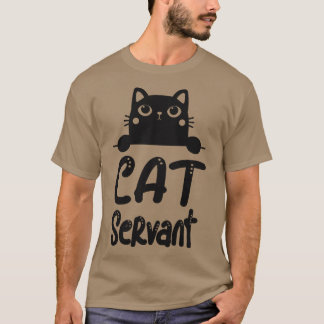 Cats Service Funny Motif Katzen Besitzer T-Shirt