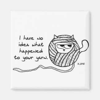 Cats Stechgarn - Funny Cat Magnet