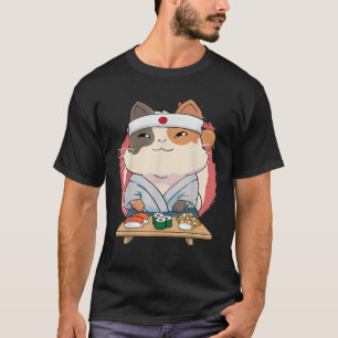 Cats Sushi Kawaii Anime T-Shirt