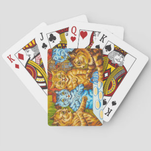 Cats Tea Party von Louis Wain Spielkarten