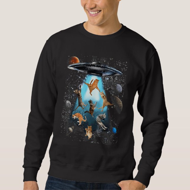Cats Ufo Cats Sweatshirt (Vorderseite)