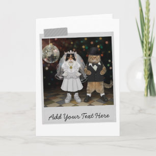 Cats Wedding Funny Card Karte
