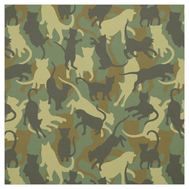 Cats Woodland Camouflage Stoff (Muster)