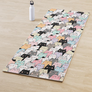 Cats Yoga Mat Yogamatte