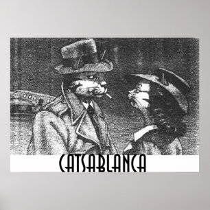 CATSABLANCA POSTER