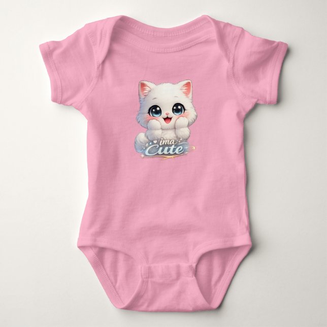 Catsera 1.0 baby strampler (Vorderseite)