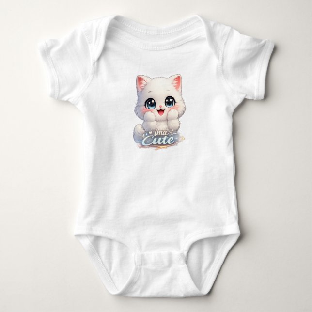 Catsera 1.0 baby strampler (Vorderseite)