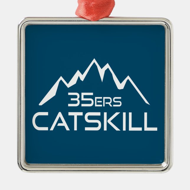 Catskill 35er Berg Ornament Aus Metall (Vorne)