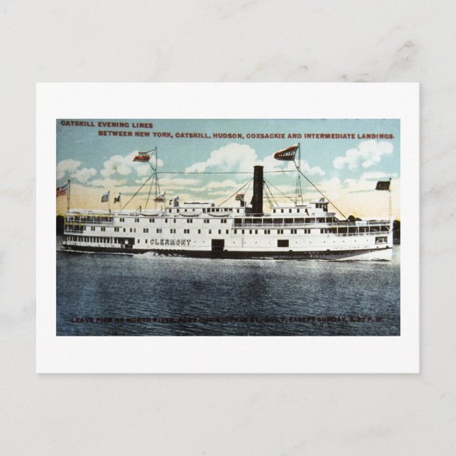 Catskill Abend Lines - The Clermont Postkarte (Vorderseite)