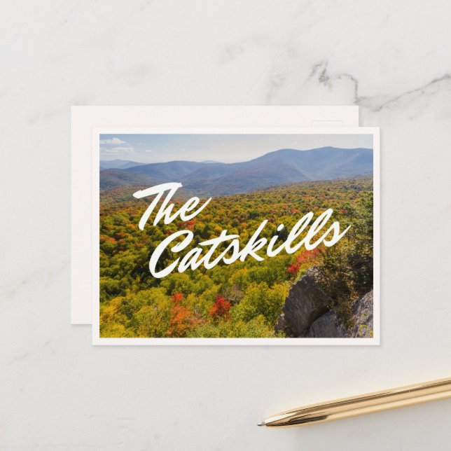 Catskill-Berge Upstate New York Postkarte (Vorderseite/Rückseite Beispiel)