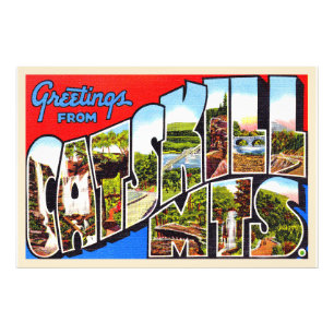 Catskill Mountains New York Großer Brief Postkarte Fotodruck