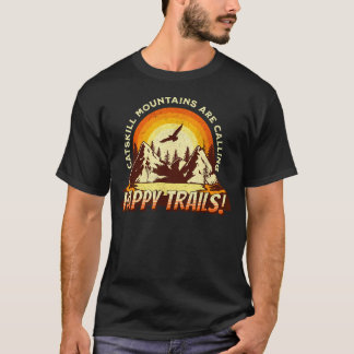 Catskill Mountains Rufen Wandern New York Wanderun T-Shirt