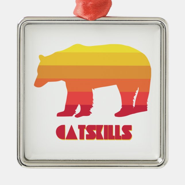 Catskills Bär Ornament Aus Metall (Vorne)